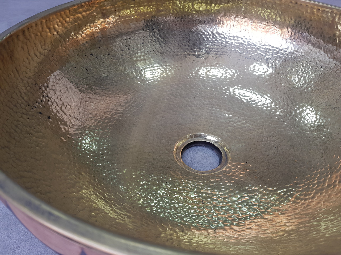 Ceramic And Golden Brass Vessel Sink ,