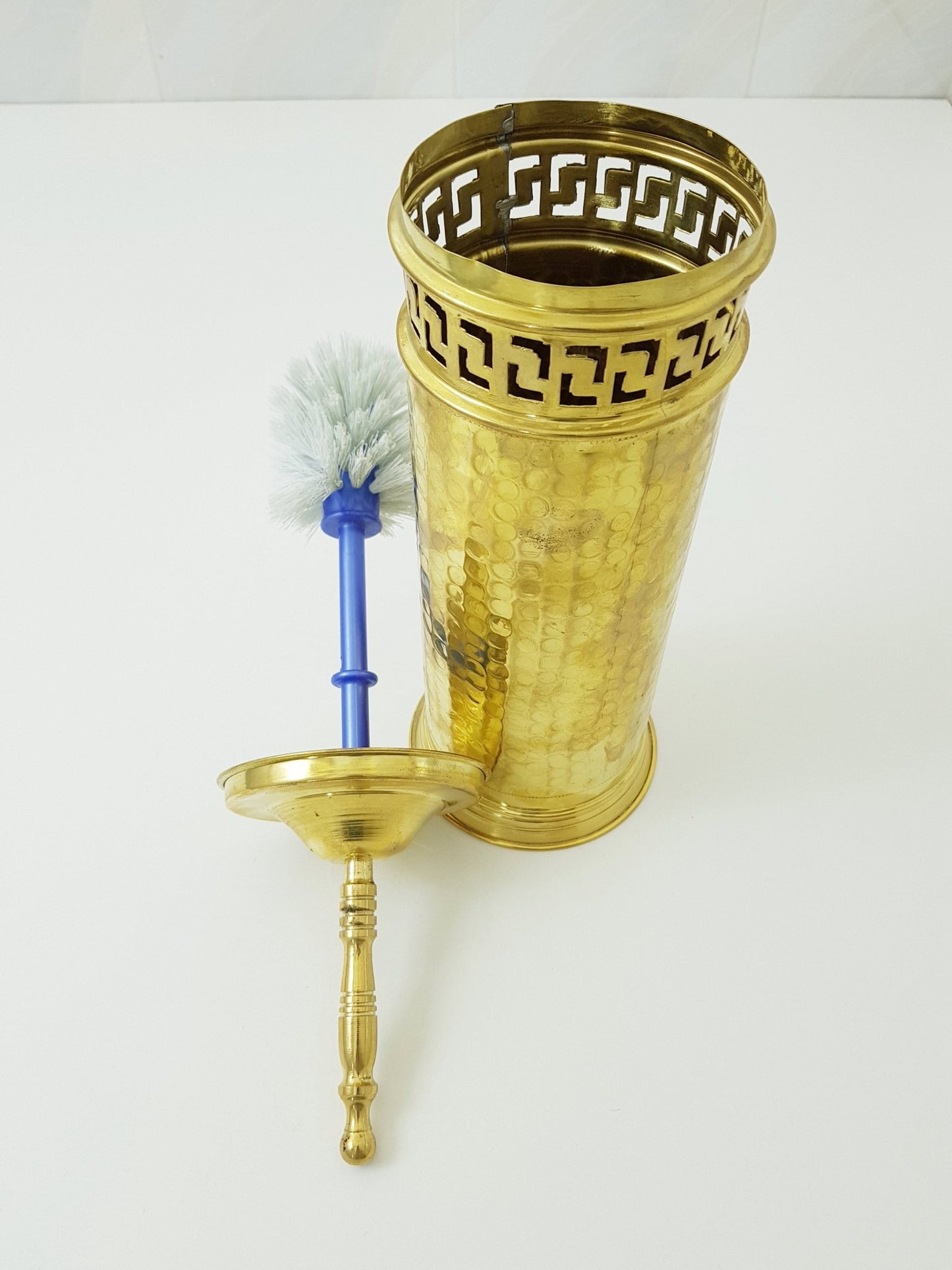 Handcrafted Brass Toilet Brush and Holder bathroom; Toilet Bowl Brush For Storage Organization Toilet Bowl cleaner Bathroom Accessories