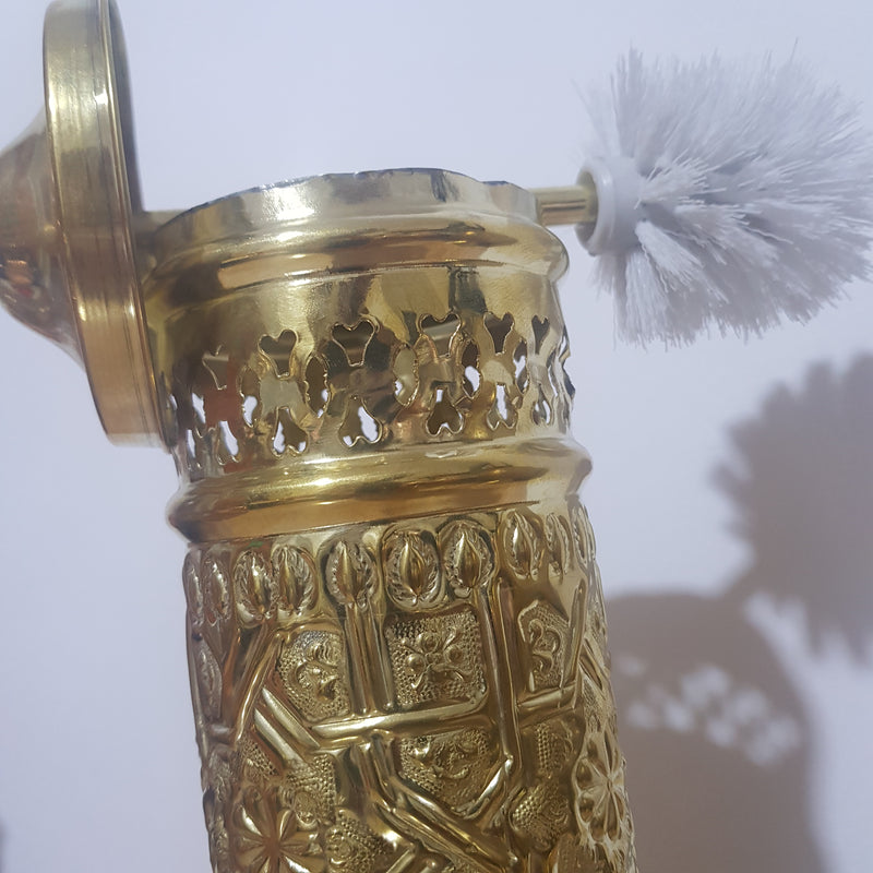 Brass Toilet Brush and Holder Bathroom Toilet Bowl Brush And Holder For Storage Organization Toilet Bowl cleaner Bathroom Accessories