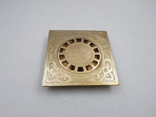 Antique Brass Floor Drain - Shower Floor Drain