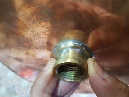 Pommeau de douche en laiton antique | Rénovation de salle de bain vintage luxueuse