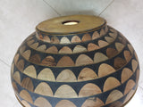 Ceramic And Golden Brass Vessel Sink  ,