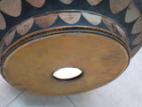 Ceramic And Golden Brass Vessel Sink  ,