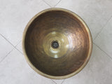 Antique Brass Vessel Sink: Handcrafted Luxury