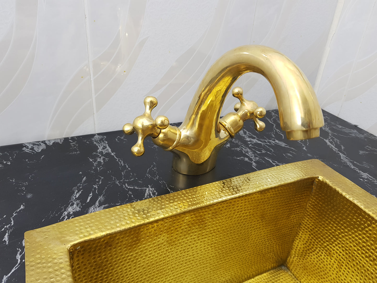 Brass Towel Ring - Bathroom Towel Holder