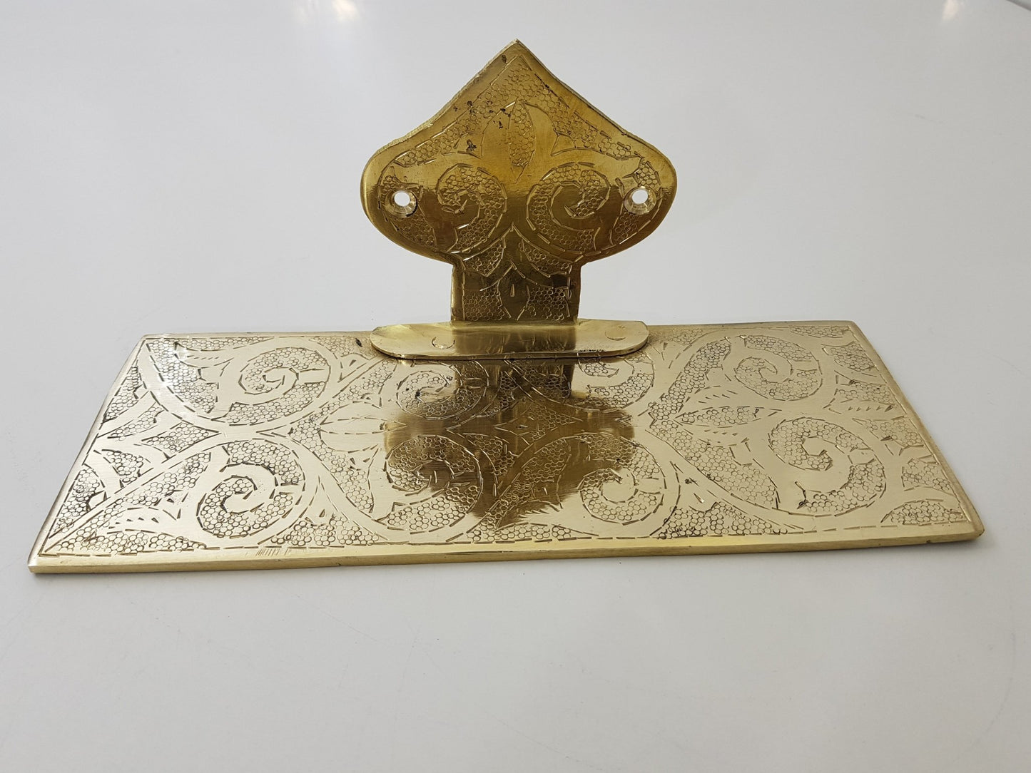 Brass shelves; Hammered /Engraved / Simple brass shelves; wall mounted bathroom accessories