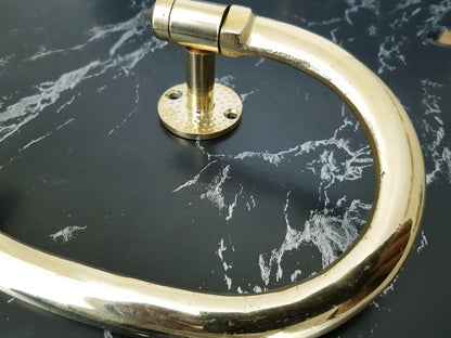 Brass Towel Ring - Bathroom Towel Holder
