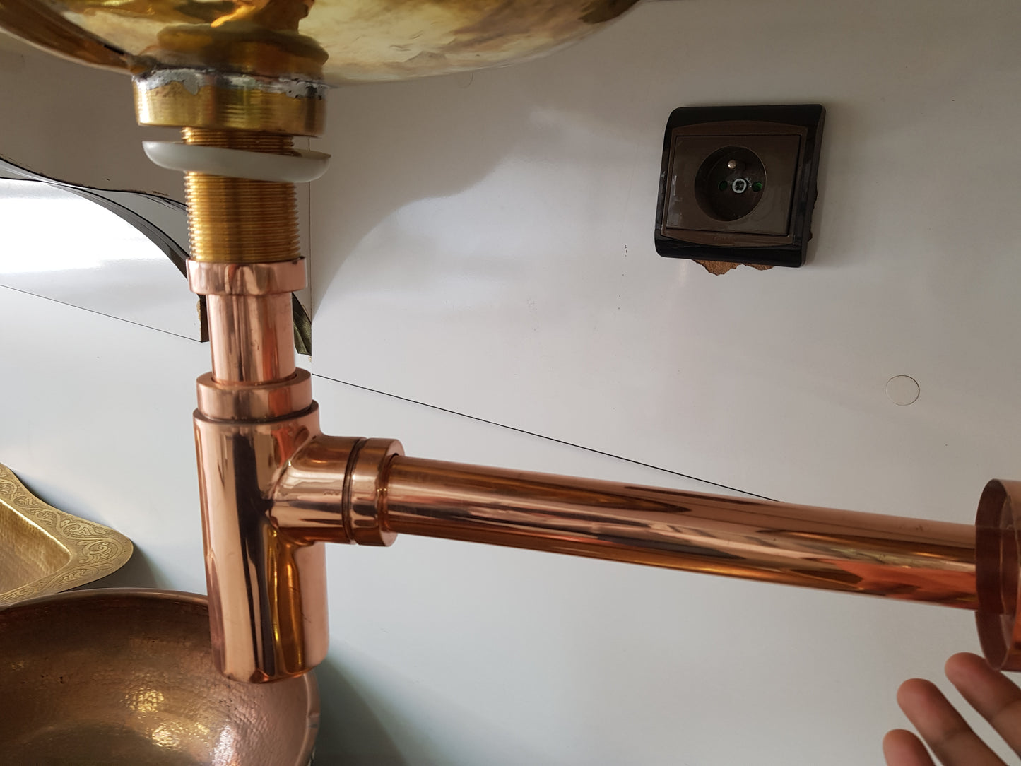 Brass Towel Ring - Bathroom Towel Holder