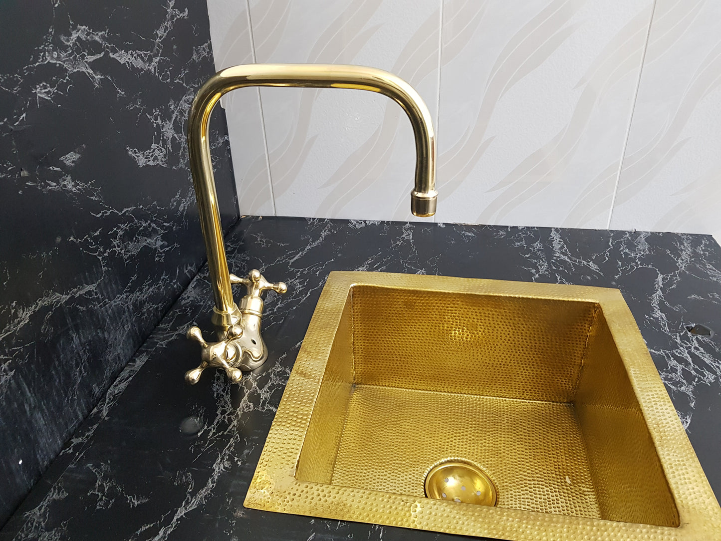 Brass Towel Ring - Bathroom Towel Holder