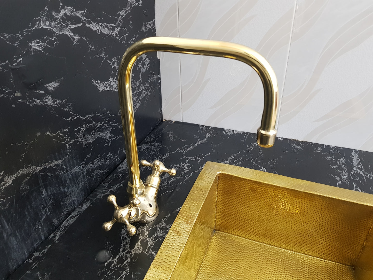 Brass Towel Ring - Bathroom Towel Holder