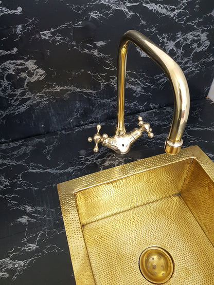 Brass Towel Ring - Bathroom Towel Holder