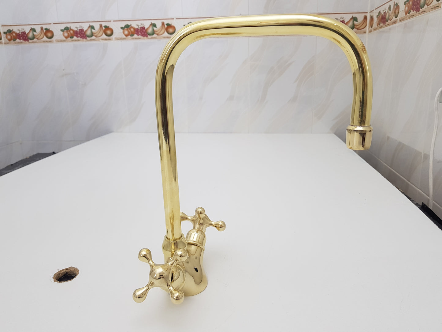 Brass Towel Ring - Bathroom Towel Holder