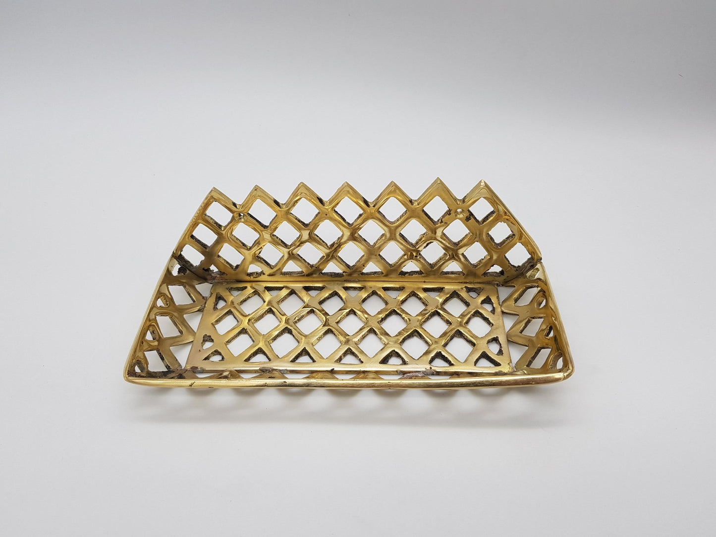 Handmade wall mount Shelves, solid Brass Wall Shelf For Shower Or Bathroom; space organizer shelf