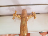 Antique Copper Faucet: Bathroom Vanity Elegance