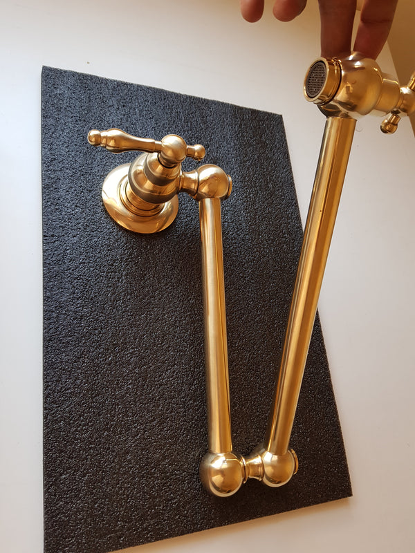 Brushed Brass Pot Filler