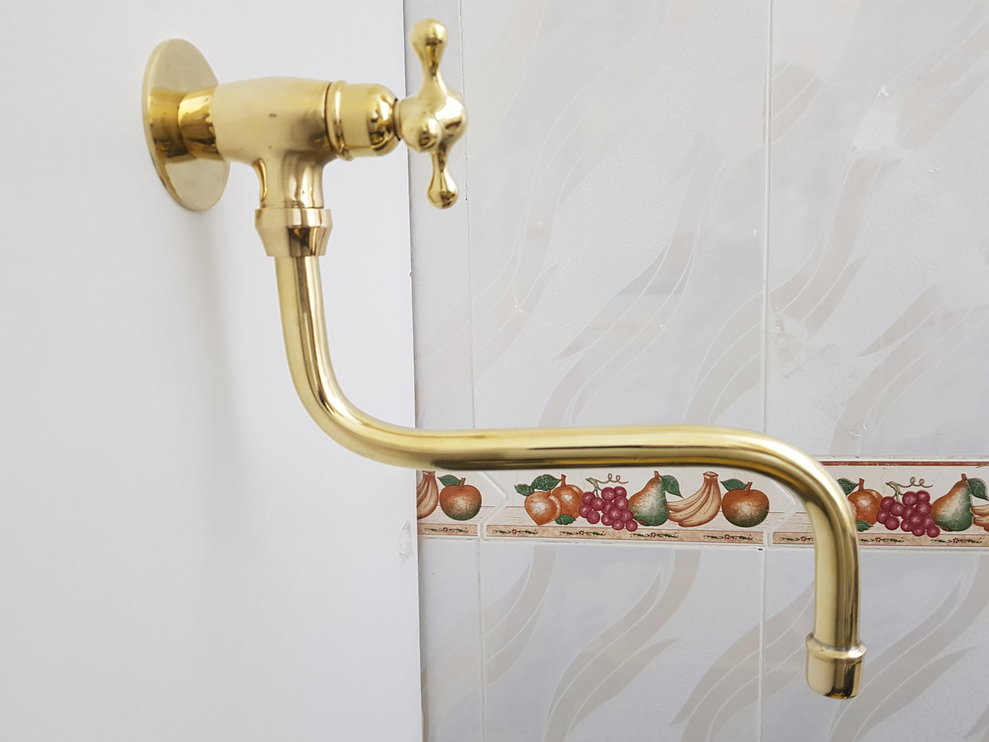 Brass Pot Filler - Unlacquered Brass Faucet
