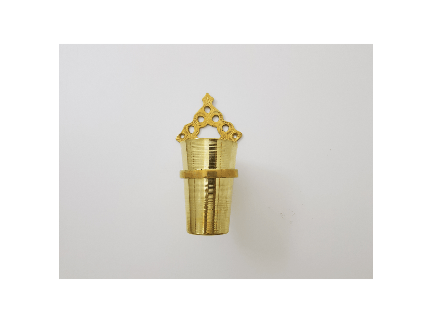 Handcrafted Toothbrush Holder, Unlacquered Solid Copper and Brass Gold Toothpaste Makeup Brushes  Holder Bath wall mounted Cup Organizer