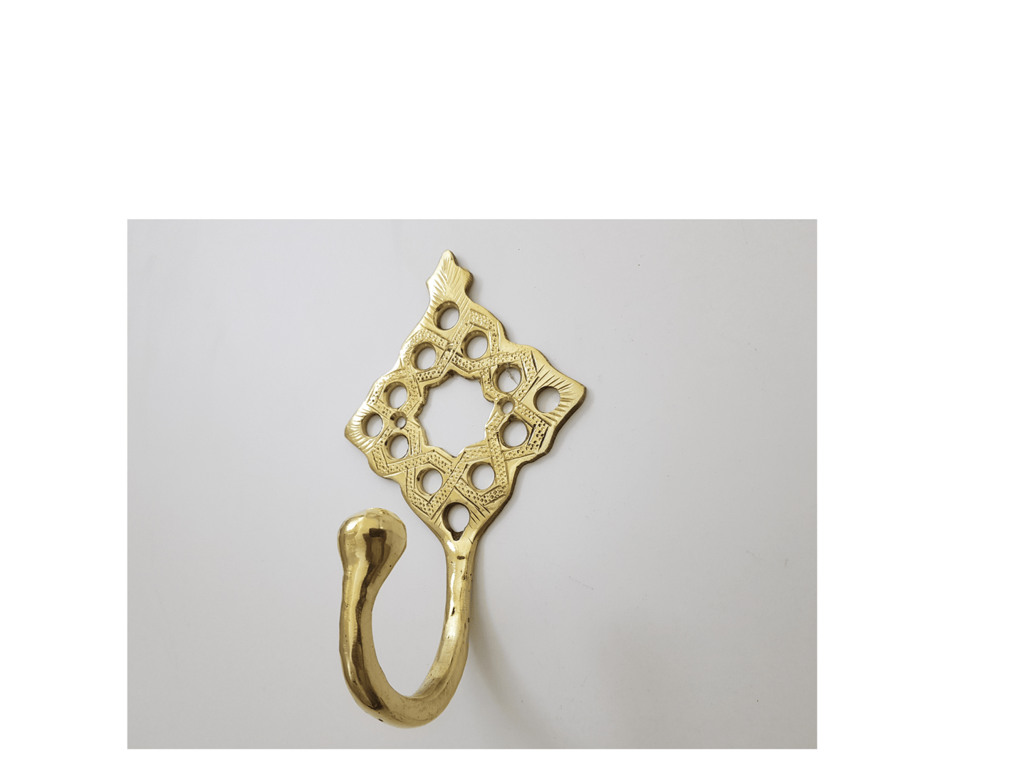 Solid Brass Hooks Handcrafted Unlacquered Brass For Wall, Antique Solid Brass Clothes Hooks