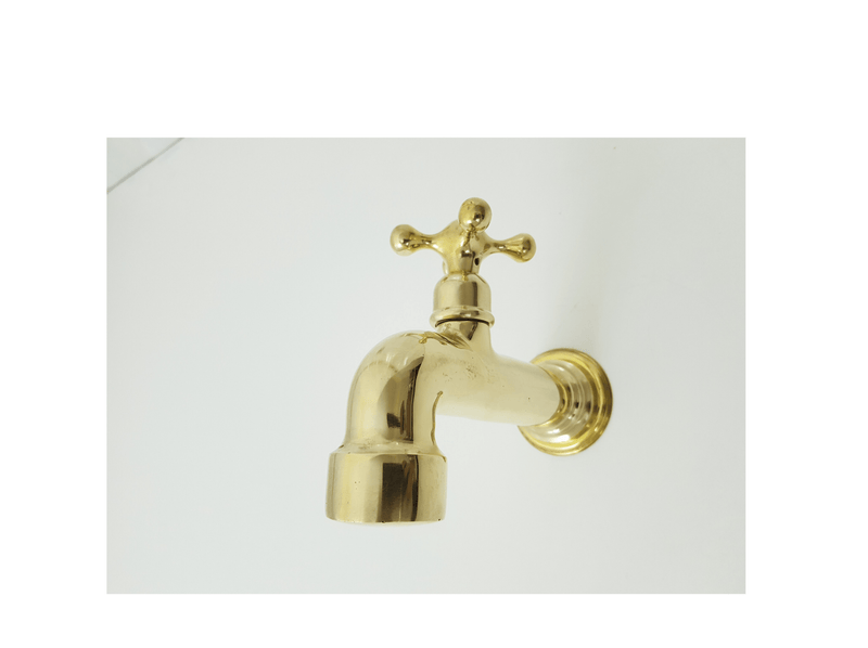 simple solid Brass single handle water tap; Bathroom/ Garden solid brass faucet