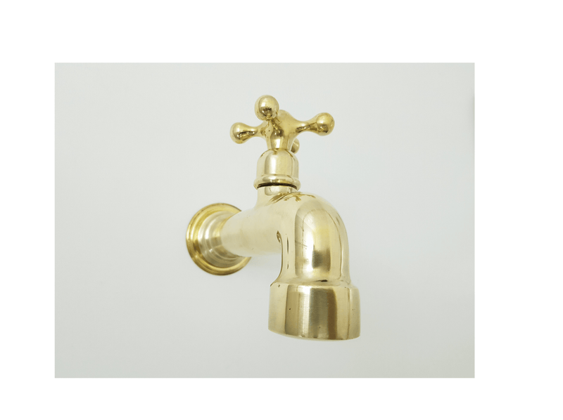 simple solid Brass single handle water tap; Bathroom/ Garden solid brass faucet