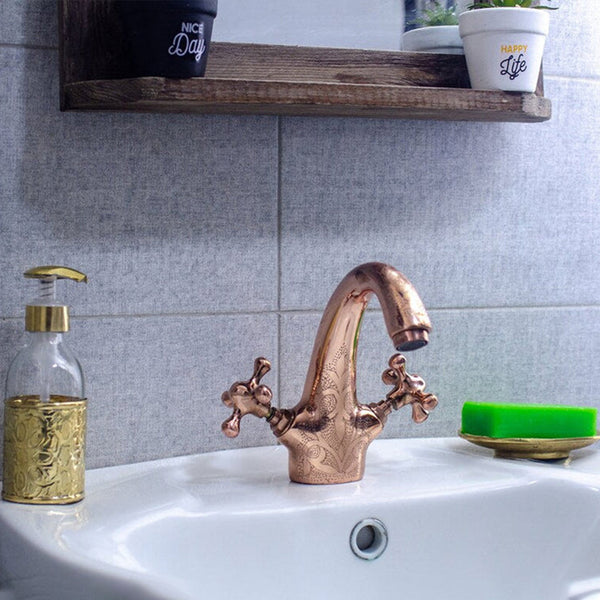 Bathroom Vanity Faucets - Antique Copper Faucet