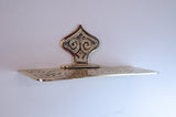 Vintage Brass Bathroom Shelf for Candles: Wall Mounted Elegance