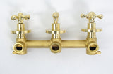 Brass Rainfall Shower Head - Brass Tub Filler