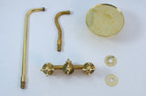 Brass Rainfall Shower Head - Brass Tub Filler