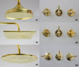 Antique Brass Shower Set | Luxurious Vintage Bathroom Upgrade