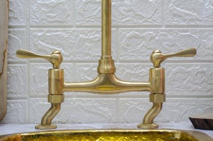 Nova Curved Legs Bridge Faucet