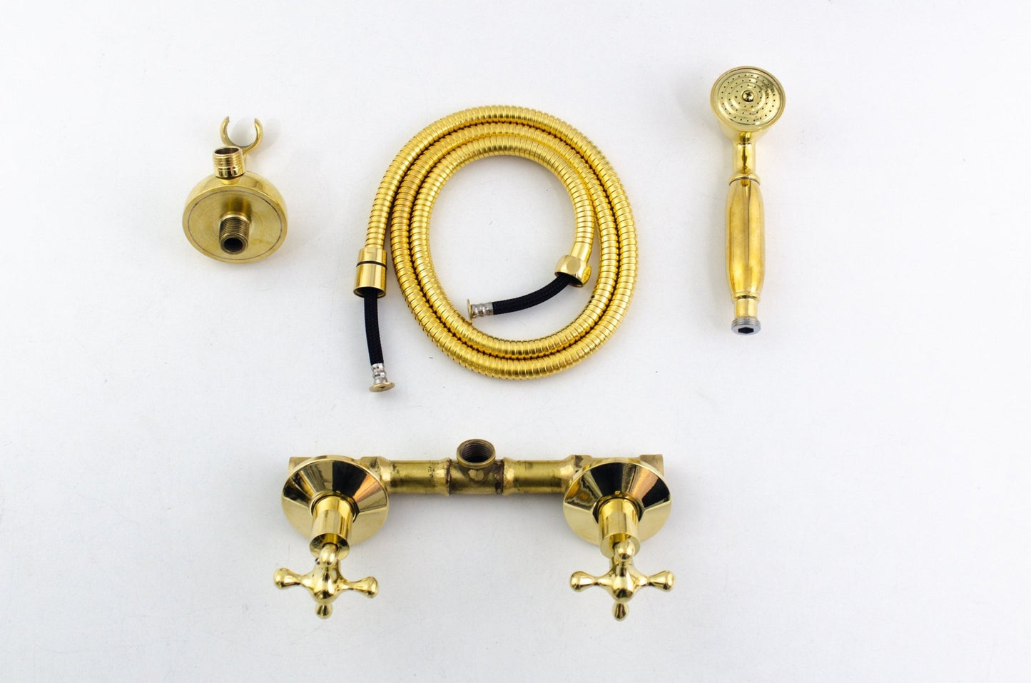 Pommeau de douche à main en laiton - Système de douche intégré