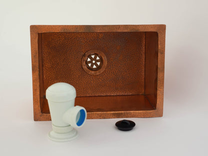 Undermount - Hammered Copper Kitchen Prep Sink