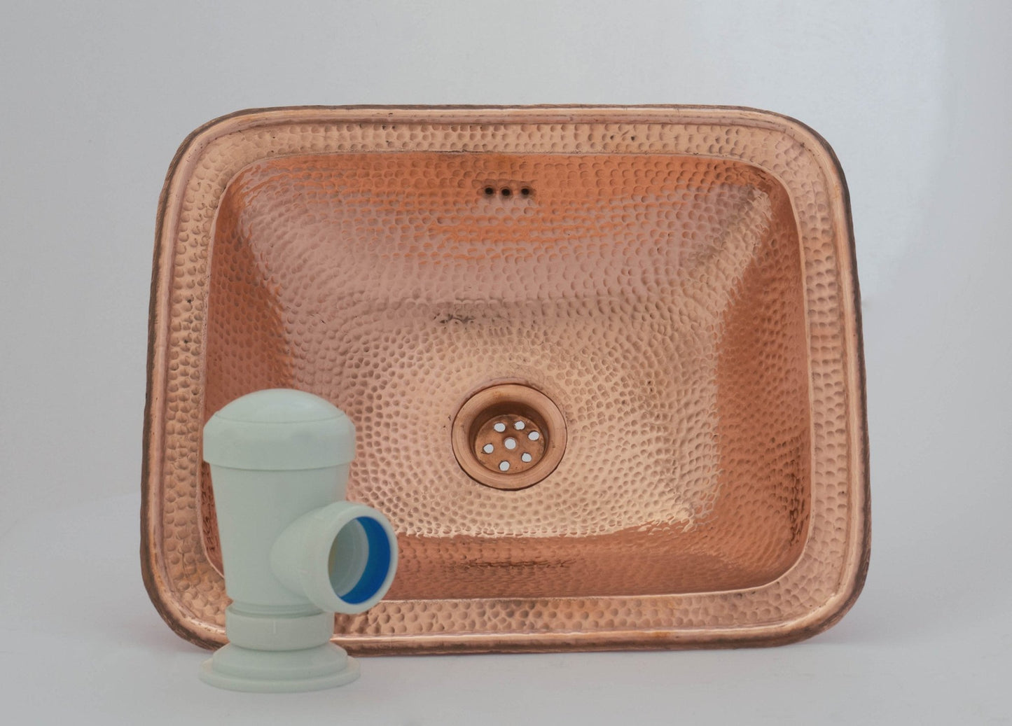 Hammered Copper Sink  , Moroccan Drop-in Sink 14-5/8" x 12-1/8"