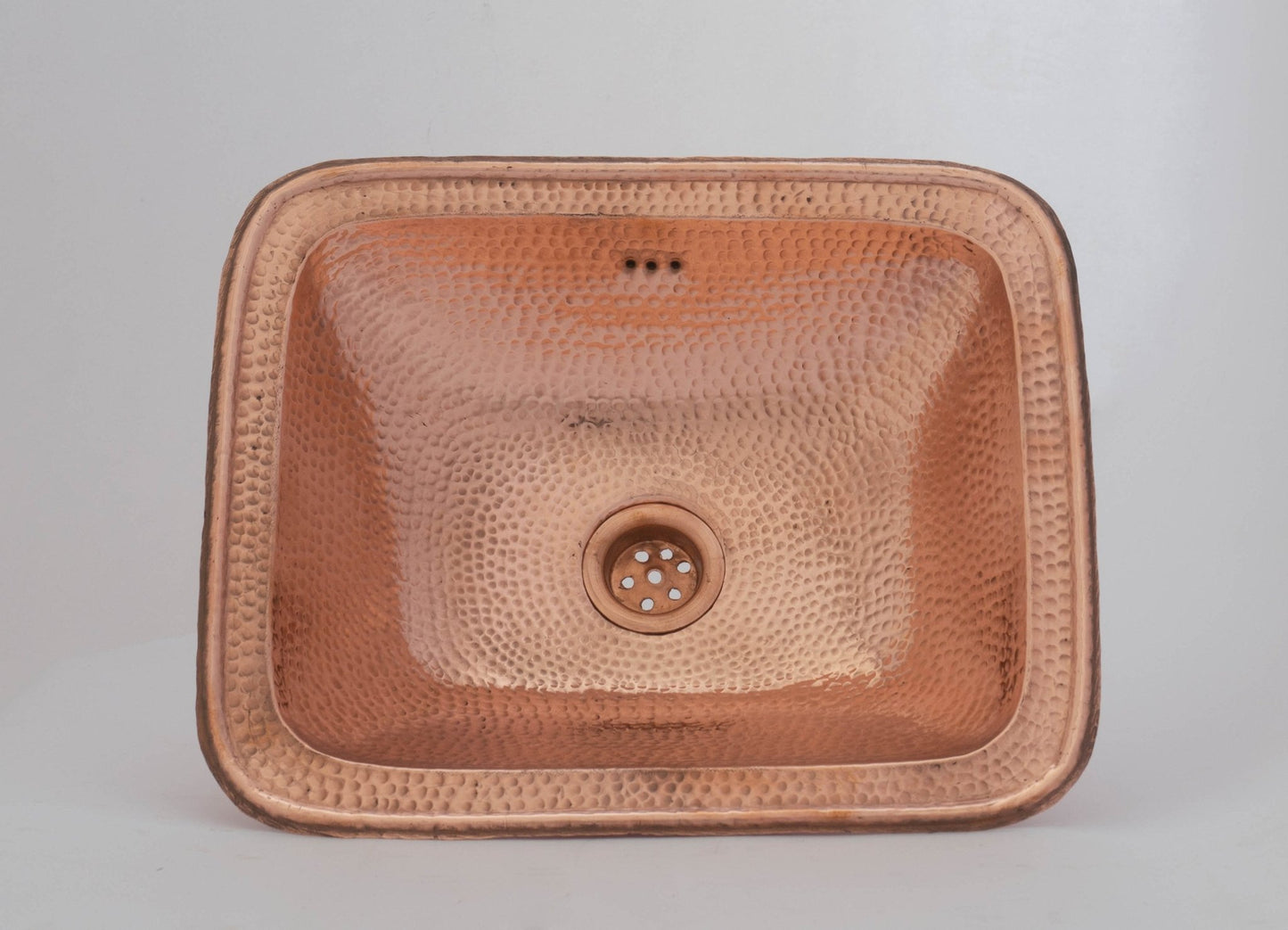 Hammered Copper Sink  , Moroccan Drop-in Sink 14-5/8" x 12-1/8"