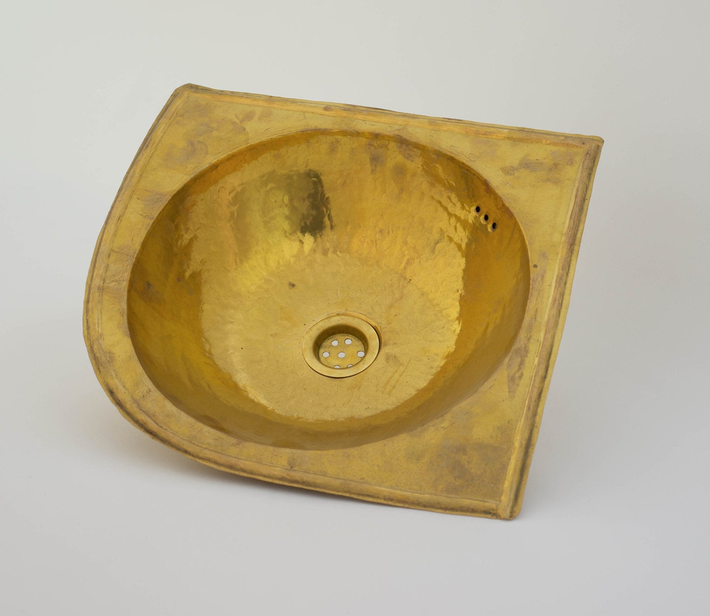 Handcrafted Brass Drop-In Sink - Moroccan Brass Bathroom Sink