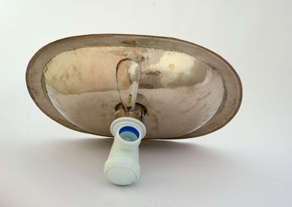 Handcrafted Oval Drop-in Bathroom Sink