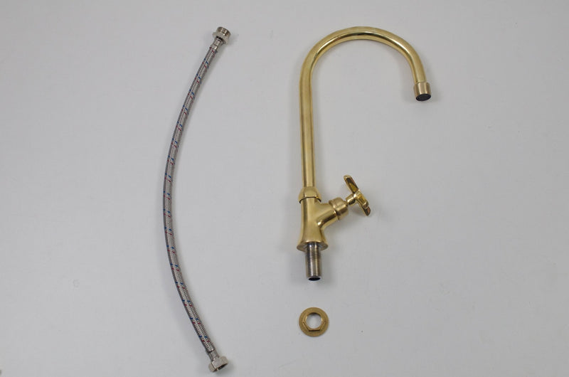 Brass Single Hole Kitchen Faucet