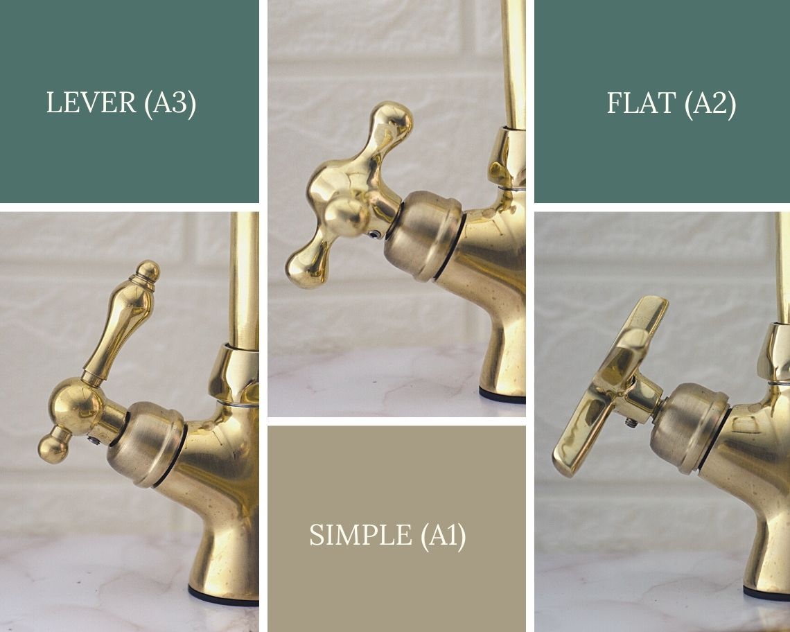 Brass Single Hole Kitchen Faucet: Modern Elegance