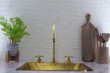 Vintage Brass Kitchen Faucet - Kitchen Faucet 3 Holes