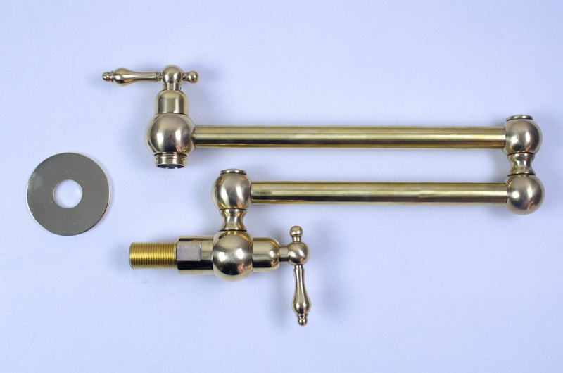 Unlacquered Brass Pot Filler