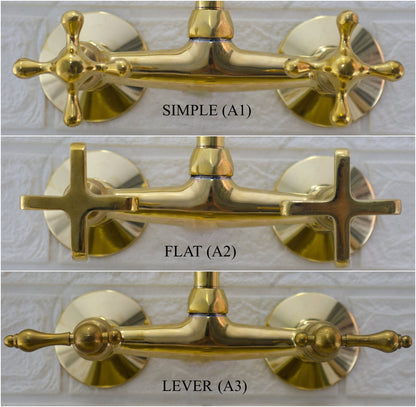 Wall Mount Brass Kitchen Faucet: Timeless Culinary Elegance