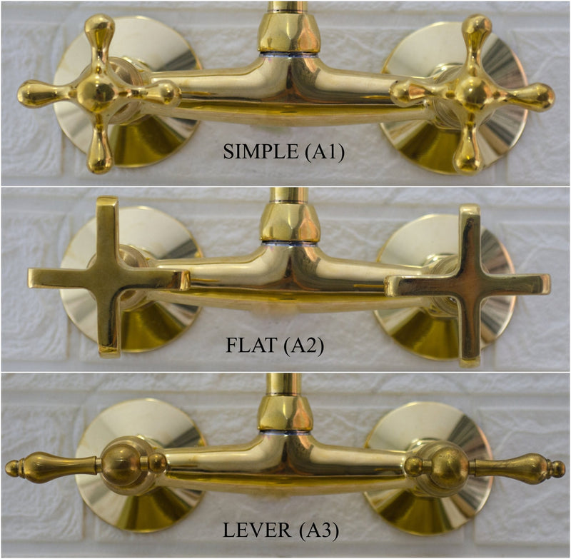 Wall Mount Brass Kitchen Faucet: Timeless Culinary Elegance