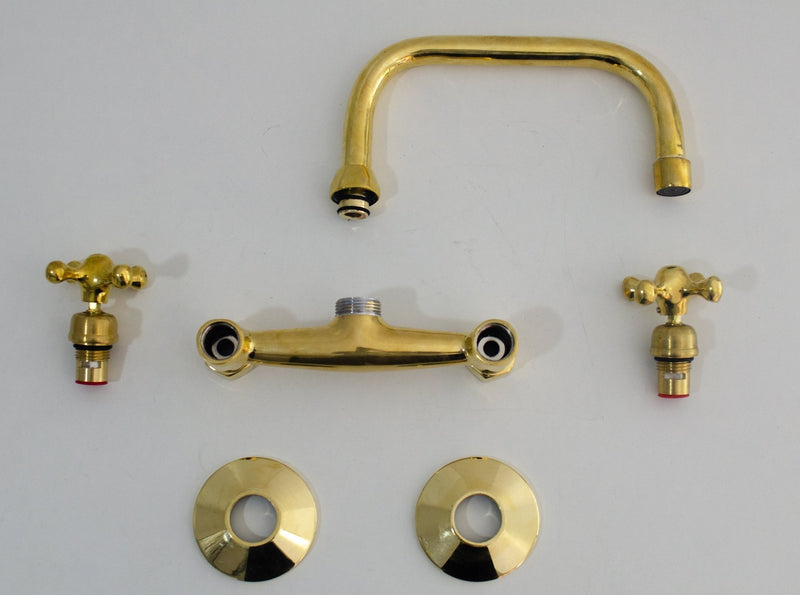 Wall Mount Brass Kitchen Faucet: Timeless Culinary Elegance