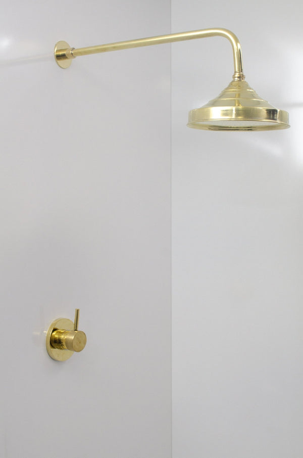 Brass shower - Antique Brass Shower Fixtures