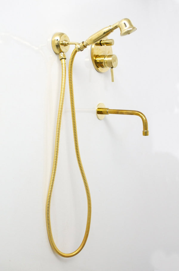 Brass Shower Faucet - Brass Handheld Shower Head