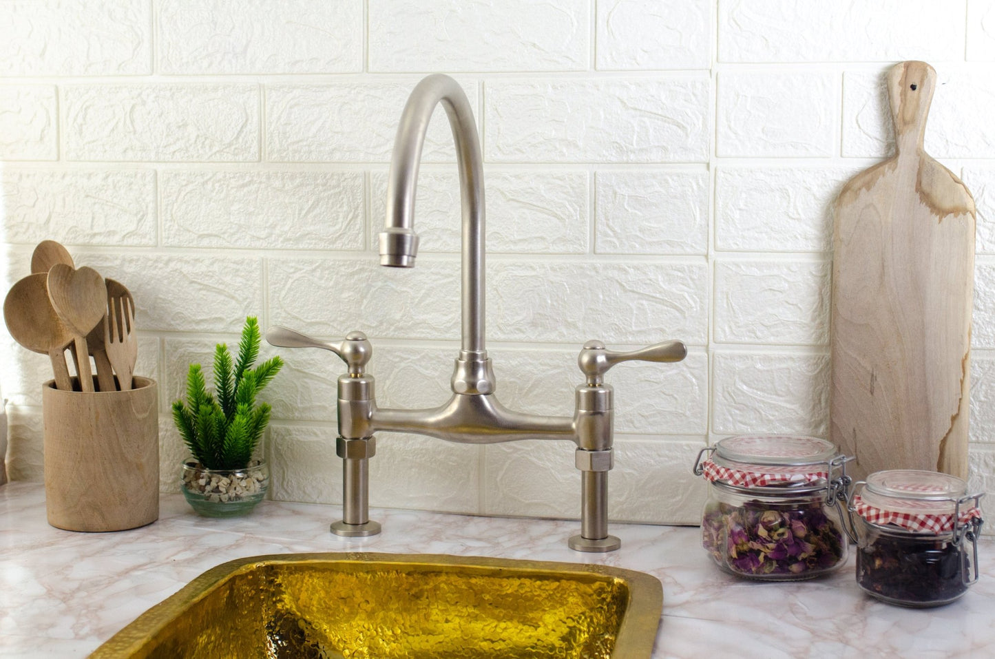 Kitchen Faucet - Brushed Nickel Kitchen Faucet