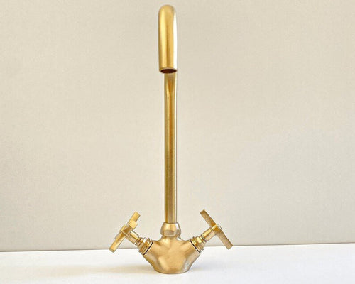 kitchen faucet antique sink faucet solid brass bathroom faucet Farmhouse Bathroom Brass Sink Faucet Vanity Matte Brass Faucet Basin Tap