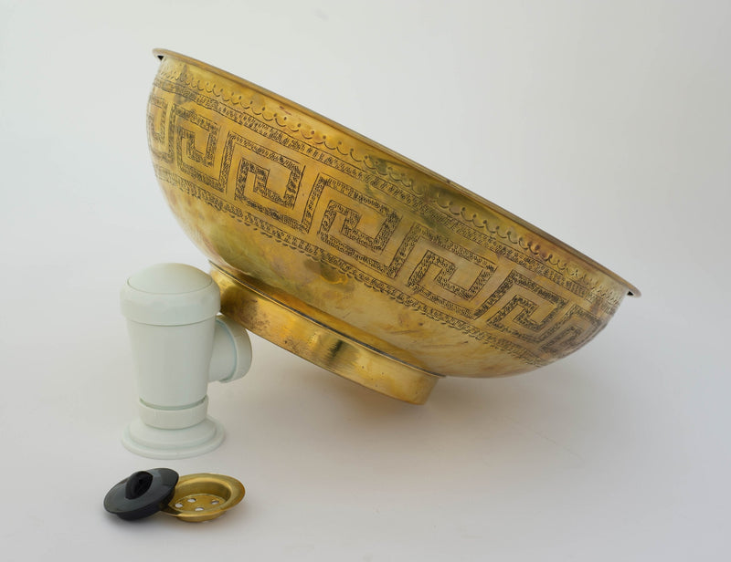 Moorish -Brass Vessel Sink
