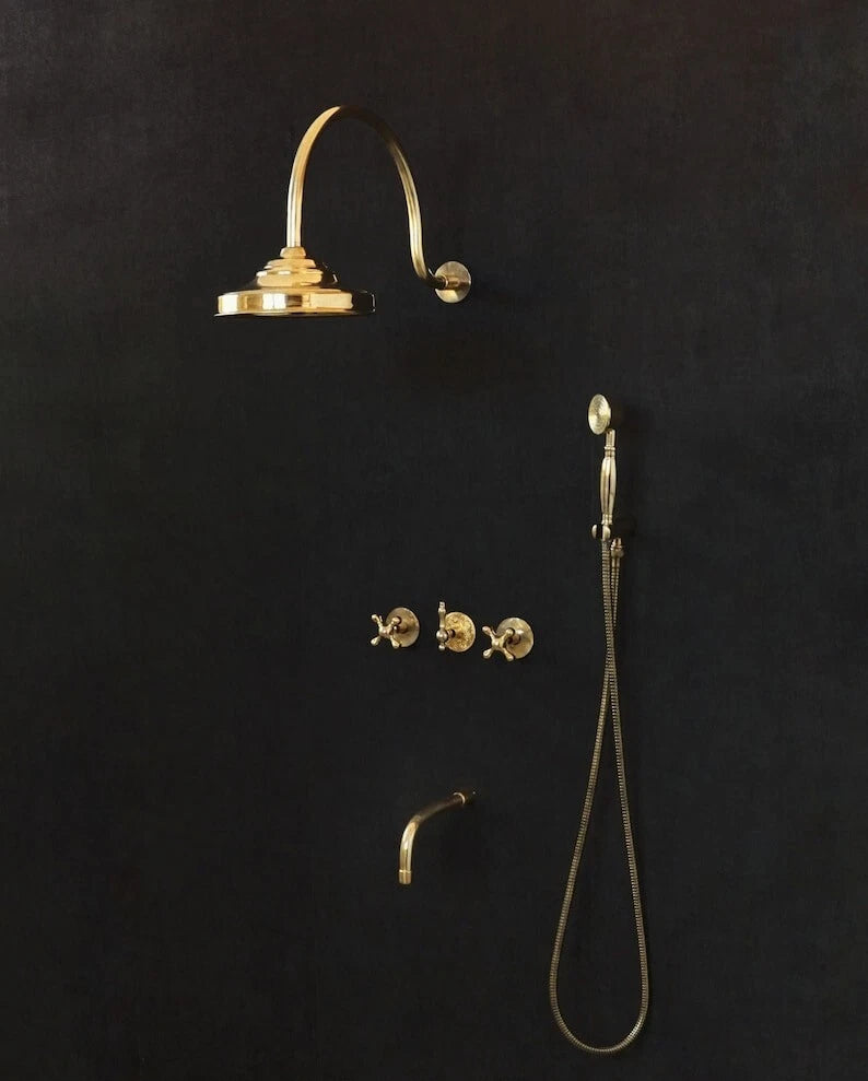 Brass Shower Fixtures - Brass Shower System