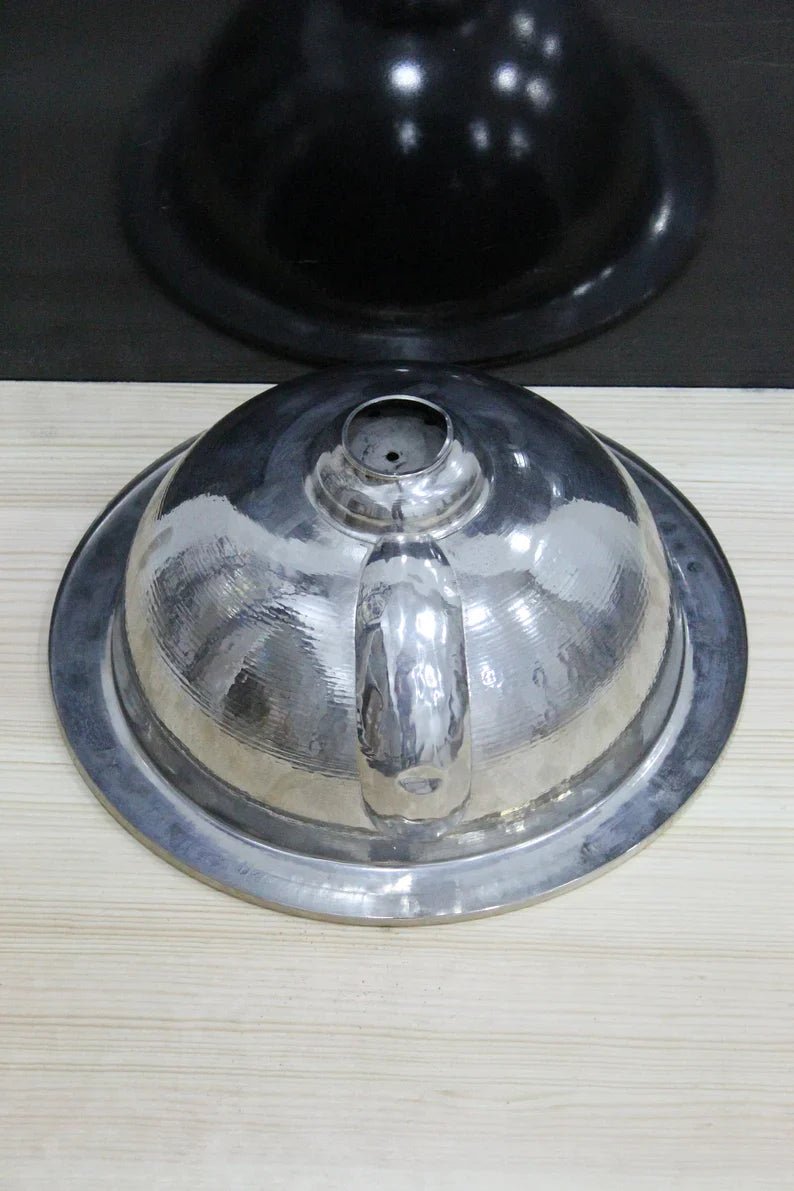 Handmade Silver Round Sink - Unique & Stylish Bathroom Fixture